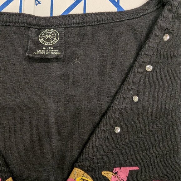 Urban Outfitters Graphic Truth Hurts Lion Long Sleeve Crop Top -XL- - Picture 4 of 6